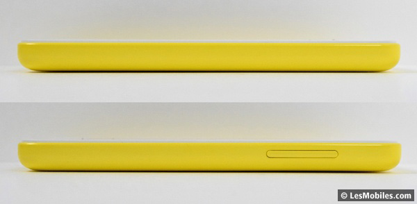 Alcatel OneTouch Pop S3 : gauche / droite