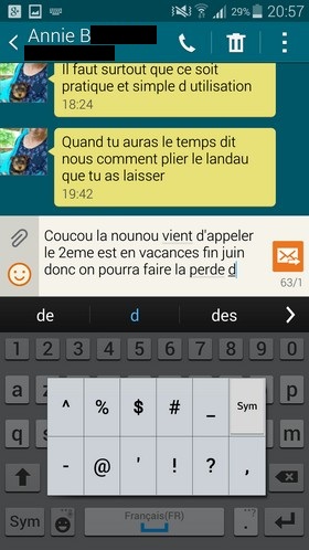 Samsung Galaxy S5 : téléphonie