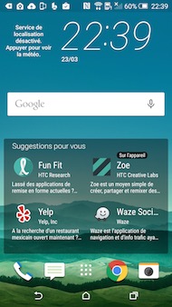 HTC One M9 interface