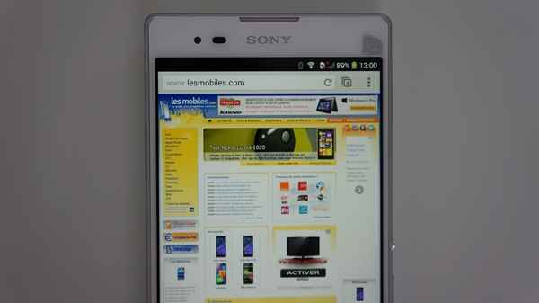 Sony Xperia T2 Ultra : écran