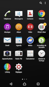 Sony Xperia Z5 Compact interface