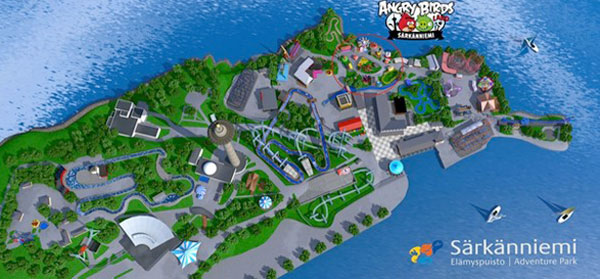Angry Birds Space record téléchargements et parc d'attraction