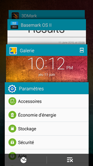 Samsung Galaxy A7 : multitâche