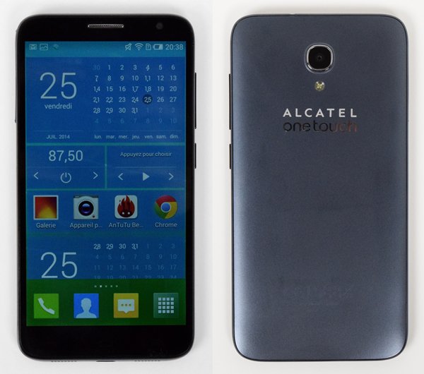 Alcatel OneTouch Idol 2S : avant / arrière