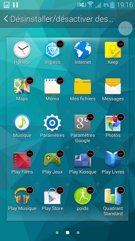 Samsung Galaxy S5 : interface Touchwiz