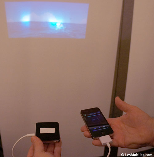 picoprojecteur DLP minuscule Texas Instruments TI compatible smartphones sortie vidéo