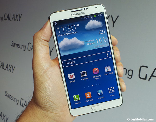 Prise en main du Samsung Galaxy Note 3 : le retour du roi ? (nos premières impressions)