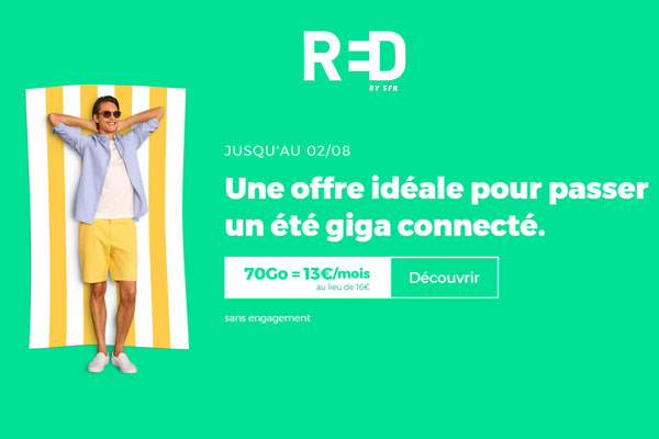 Dernier jour pour profiter des promotions sur les forfaits mobiles de RED by SFR !