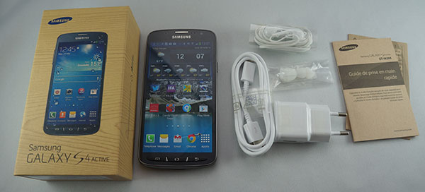 Samsung Galaxy S4 Active : packaging