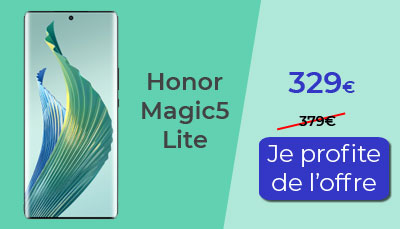 offre lancement honor magic5 lite