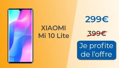Xiaomi Mi 10 Lite en promo chez SFR