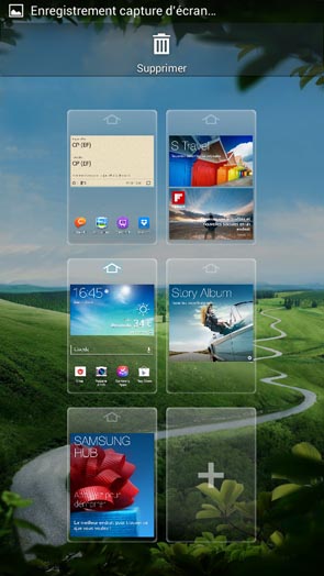 Samsung Galaxy S4 Mini : enregistrement capture d'écran