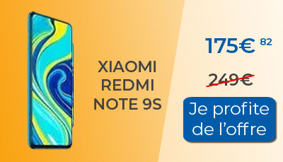 Xiaomi Redmi Note 9S en promo chez Rakuten