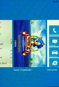 Test Nokia Lumia 710 : jeu Sonic