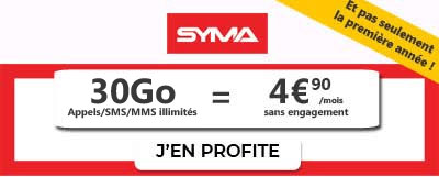 promo 30go Syma mobile