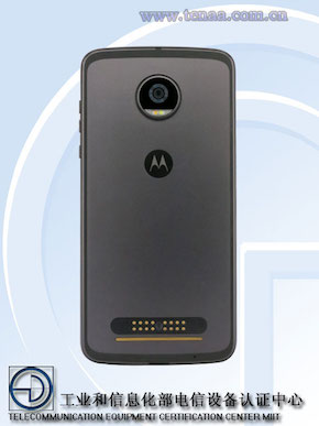 Moto Z2 Play tenaa