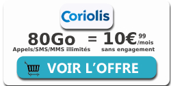Forfait 80Go Coriolis