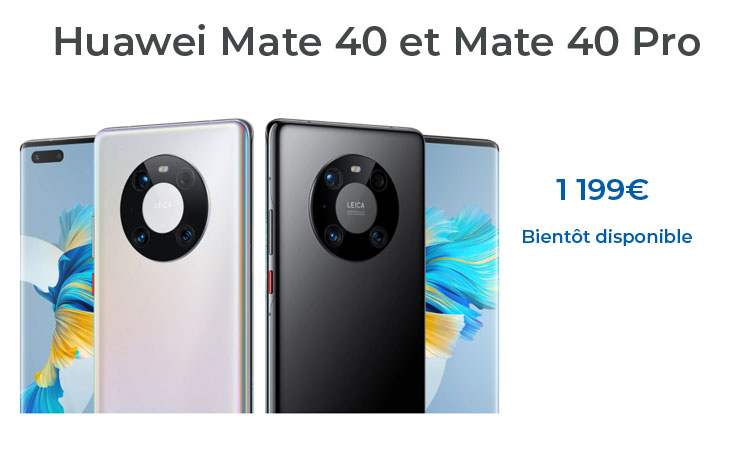 Huawei présente ses smartphones haut de gamme Mate 40 et Mate 40 Pro