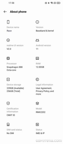realme Race en image