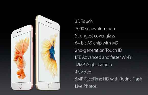 iPhone 6S et 6S Plus