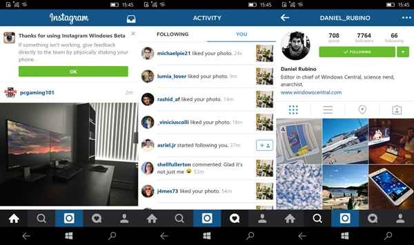 Instagram de retour sur Windows 10 avec une nouvelle application