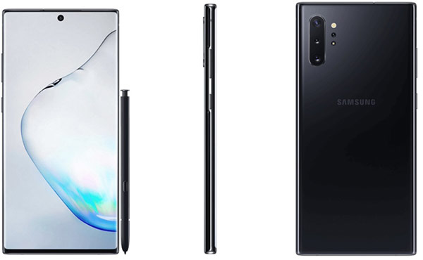 Samsung Galaxy Note 10 et Note 10+ : visuels et configurations en fuite