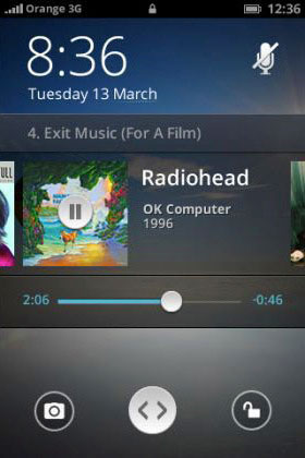 capture d'écran de Firefox OS