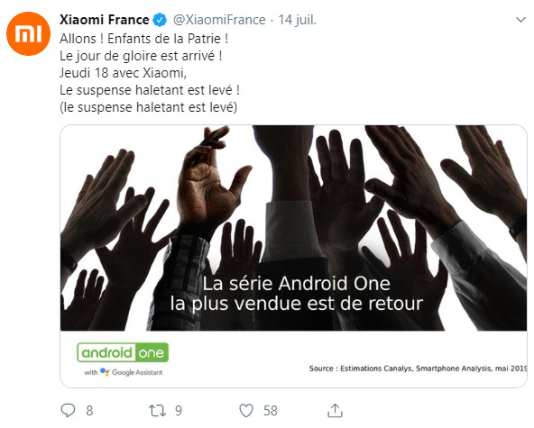 Xiaomi Mi A3 : la date de lancement en France officiellement dévoilée