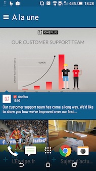 HTC One M9 interface