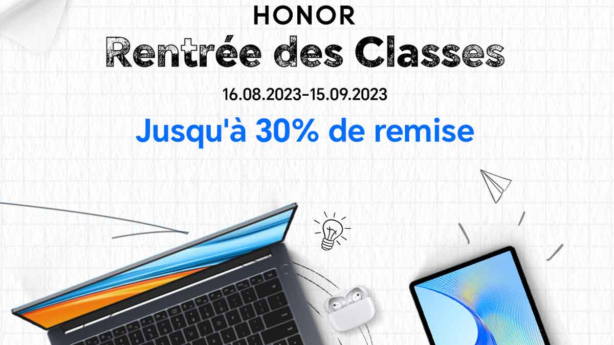 Honor Back To School : une rentrée au top avec des offres inédites à ne surtout pas rater !