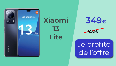 Xiaomi 13 Lite sur Pixmania !