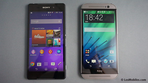 Duel Xperia Z2 - One (M8) face