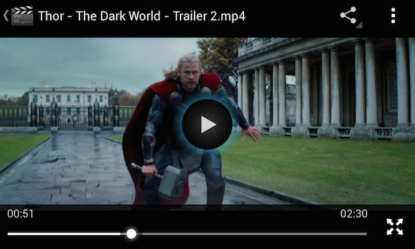 Acer Liquid Z4 Lecteur vidéo