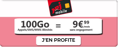 Forfait NRJ Mobile 100 Go à 9.99?