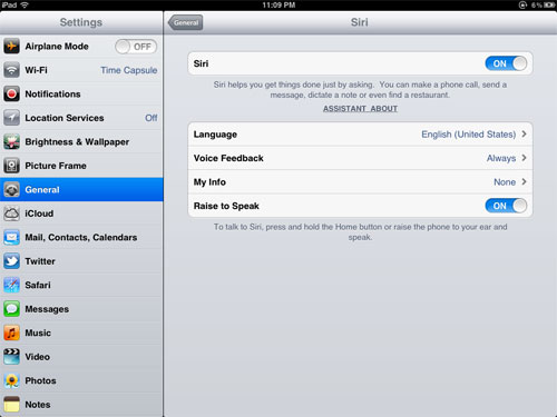 Siri sur iPad aussi (enfin presque)