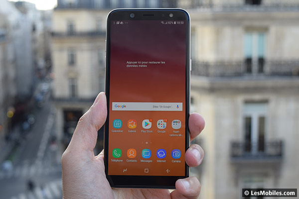 Le Samsung Galaxy A6 est arrivé à la rédaction pour test