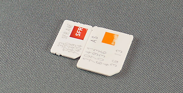 Test iPhone 5 : comparatfi nano-SIM Micro-SIM