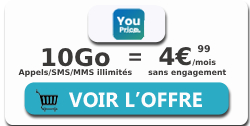 Forfait 10 Go 4,99 ?