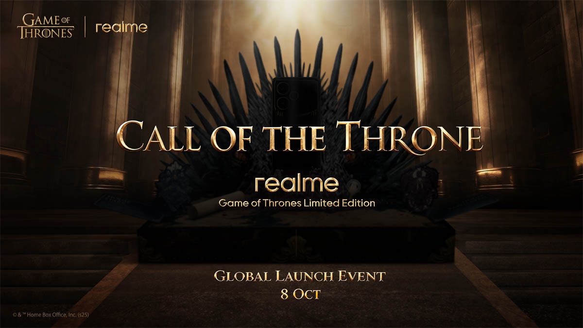 Realme 15 Pro Game of Thrones GOT