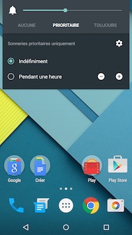 Google Nexus 6 Interface