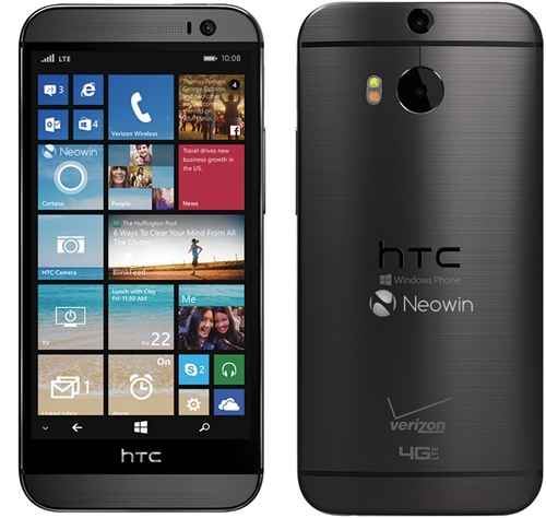HTC One (M8) for Windows : de face ou de dos, c'est bien un One (M8)