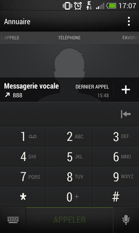 HTC Desire 500 : appels