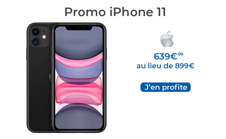 Profitez de -28% de réduction immédiate sur l’iPhone 11