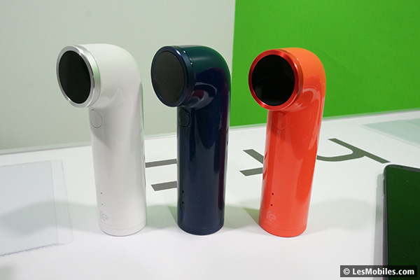 HTC RE camera : blanc, navy blue, corail