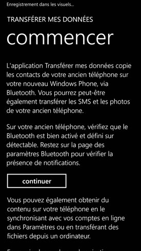Nokia Lumia 1520 transfert