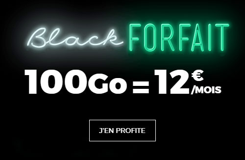 SFR : un forfait RED 100 Go à 12 euros pour le Black Friday