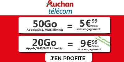 Forfaits Auchan Telecom
