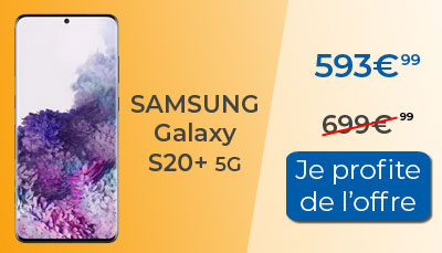 Chute de prix sur le Samsung Galaxy S20+