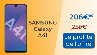 Samsung Galaxy A41 en promo chez Fnac