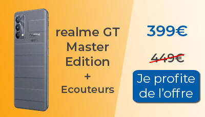 Le realme GT Master Edition 256Go est en promotion chez Fnac
